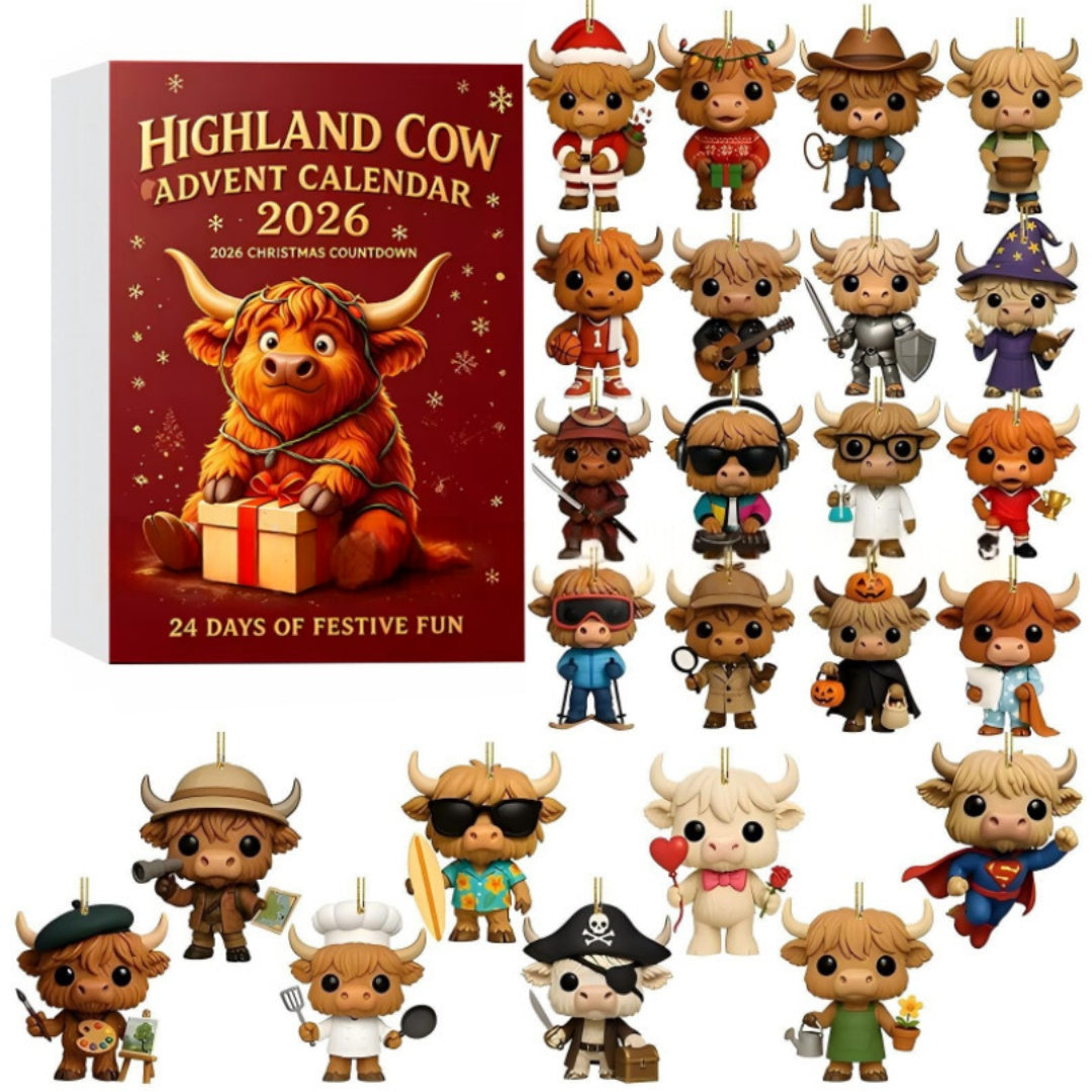 3D Highland Cow Adventskalender – Bild 2 | LuxeStyle