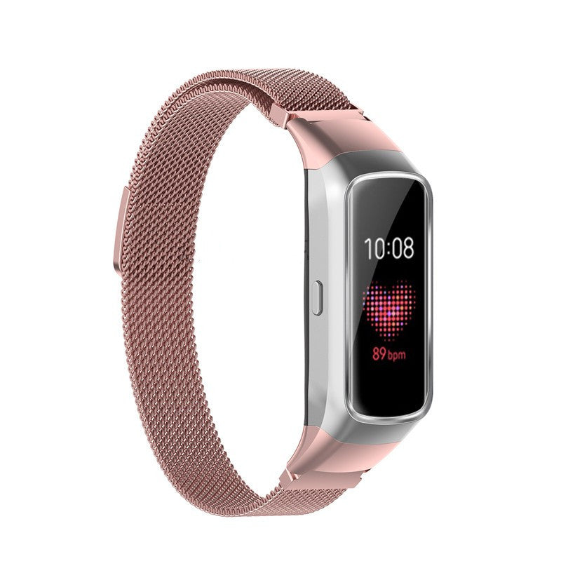 Smart Bracelet mit atmungsaktivem Metallarmband – Ansicht 3