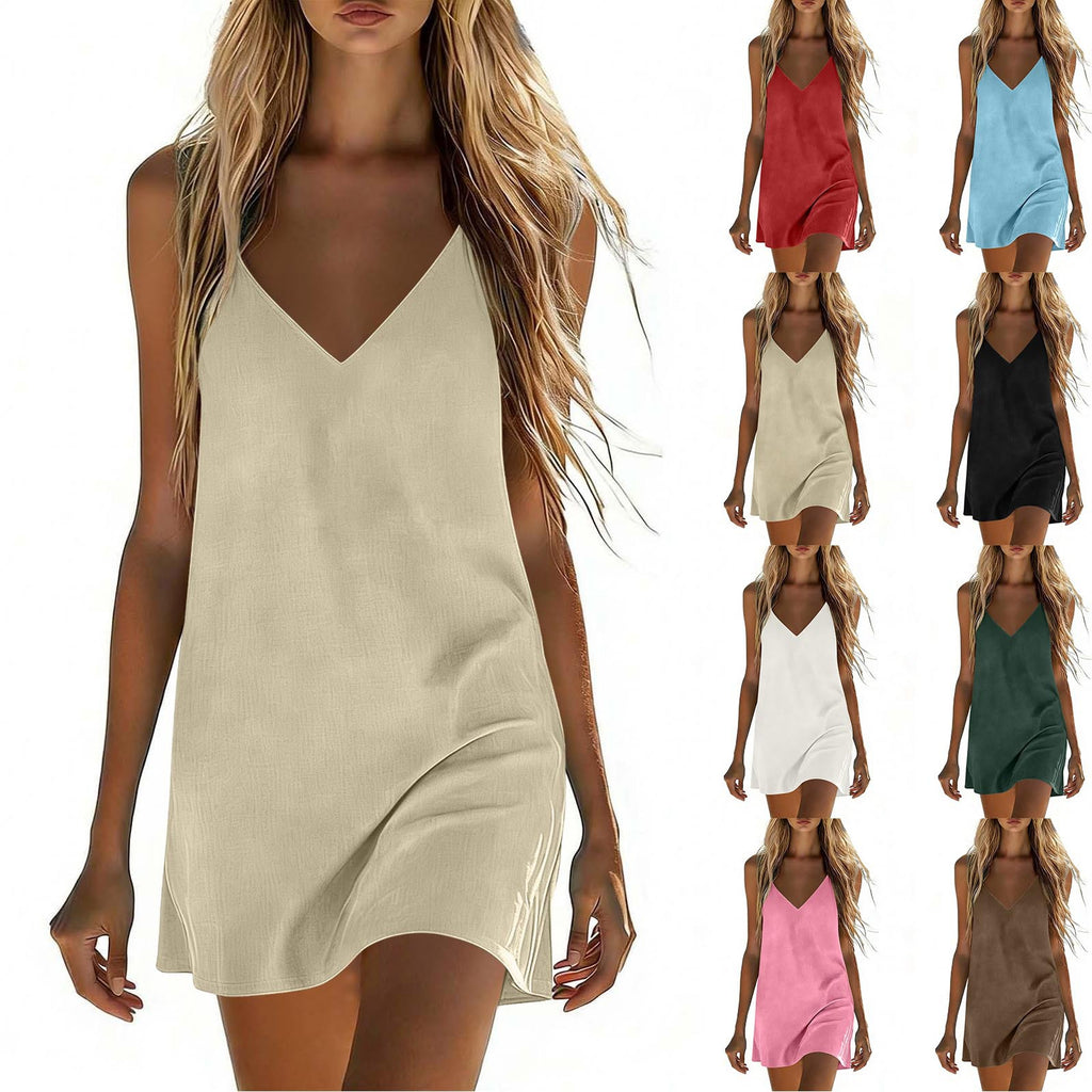 Vielseitiges Midi-Kleid aus Baumwoll-Leinenmix – Bild 6 | LuxeStyle