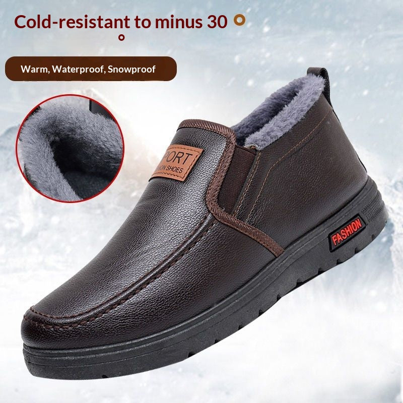 Gefütterte, wasserdichte Herren-Winterschuhe – Bild 2 | LuxeStyle