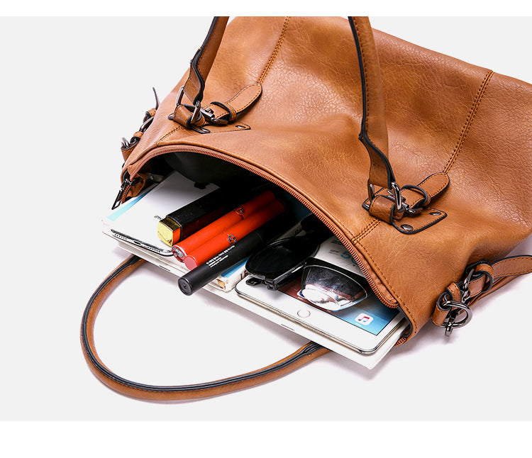 Retro-Schultertasche mit viel Stauraum – Bild 12 | LuxeStyle