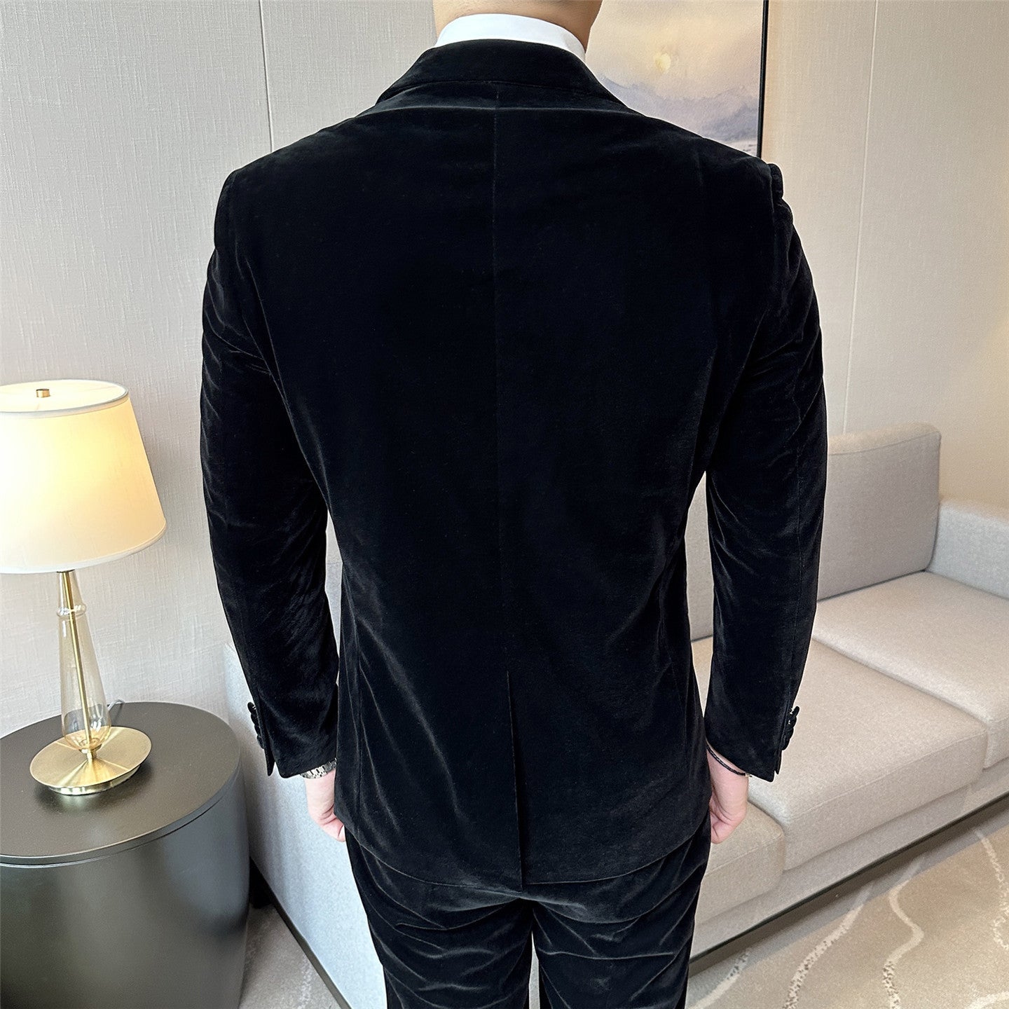 Herren Anzugjacke Slim Fit (Winter)