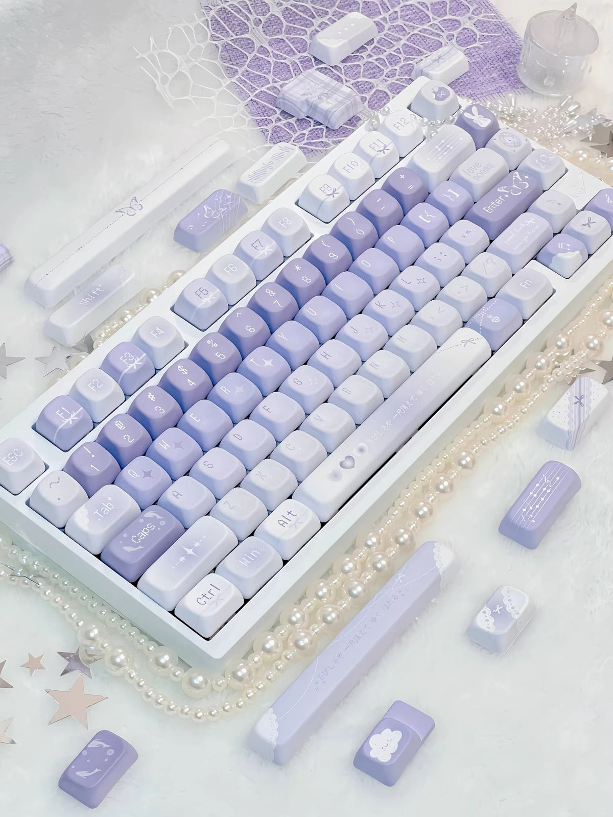 Muse Color Butterfly Whisper Keycaps Originalhöhe PBT – Bild 4 | LuxeStyle