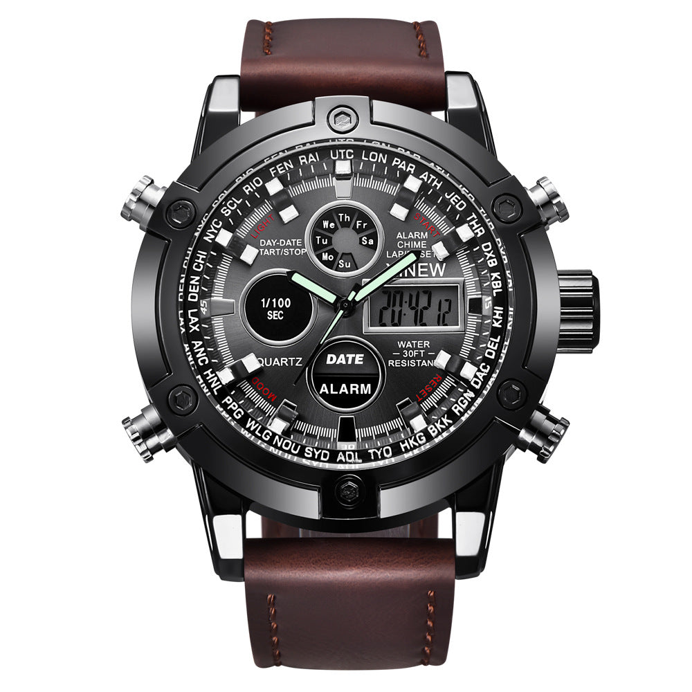 Herrenarmbanduhr Multifunktional