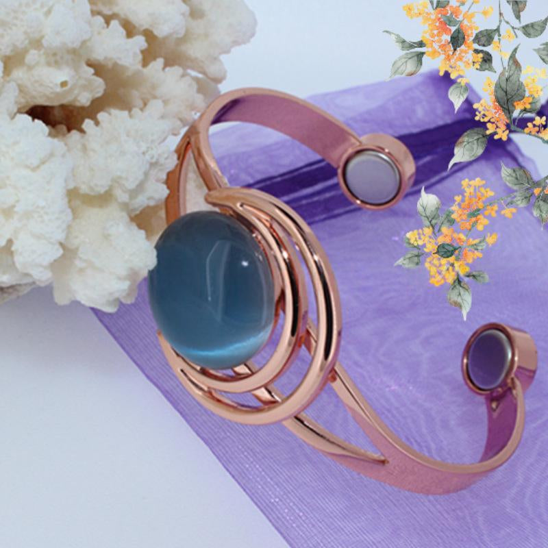 Retro Cat-Eye Kupferarmband