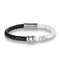 Naturstein-Armband mit Lederband | LuxeStyle