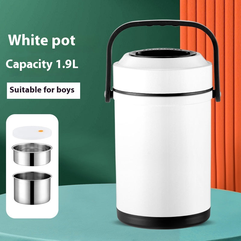 Thermos-Lunchbox aus Edelstahl, mehrlagig