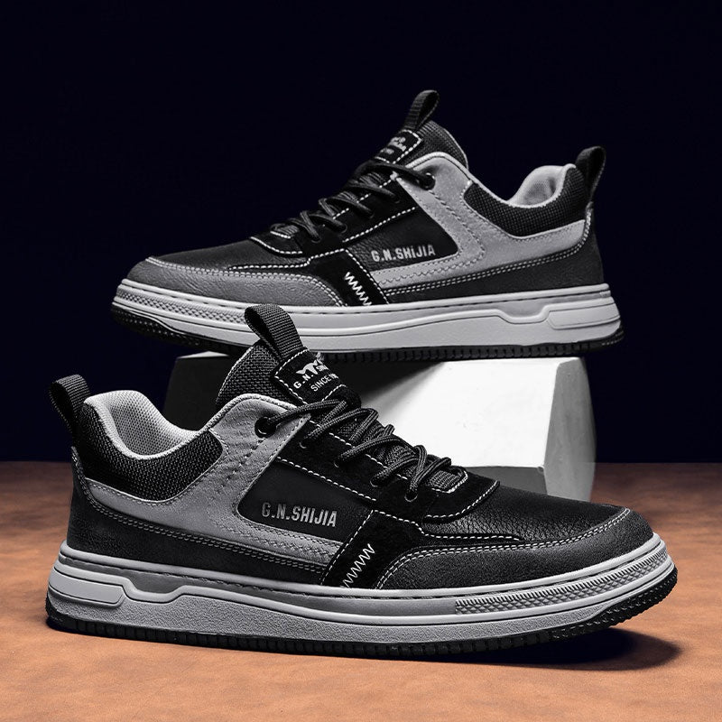 Retro Sports Casual Schuhe Herren Leder – Bild 5 | LuxeStyle