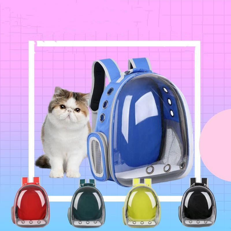 Tote für Haustiere – transparenter Rucksack mit Platz – Bild 13 | LuxeStyle