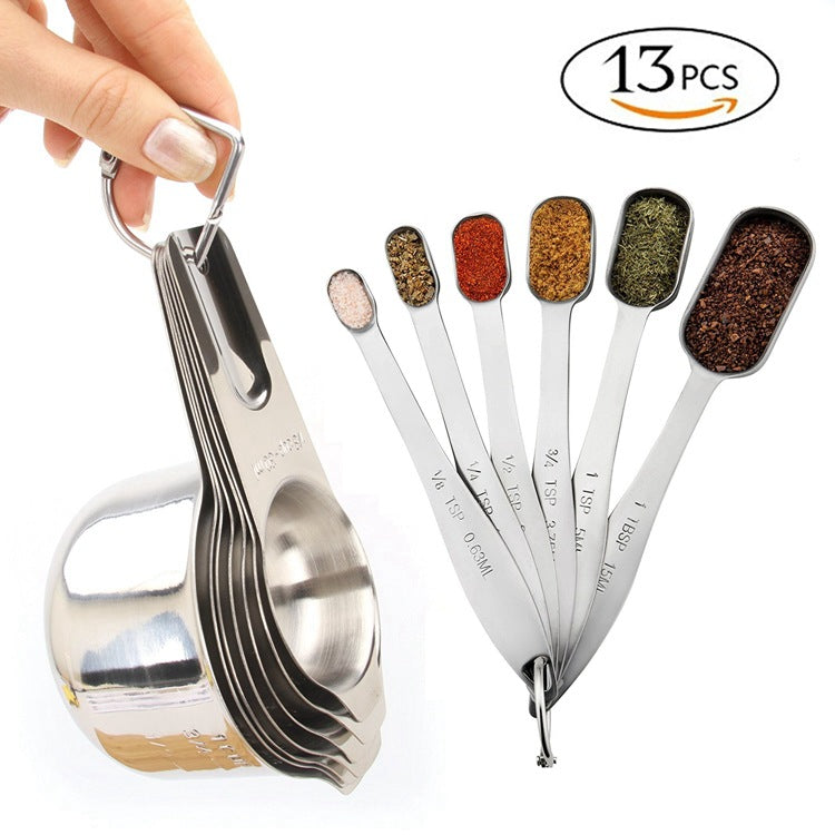 Messlöffel- und Messbecher-Set aus Edelstahl – Bild 4 | LuxeStyle