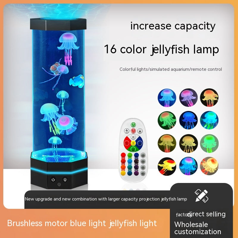 Quallen-Lava-Lampe mit 17 Farben