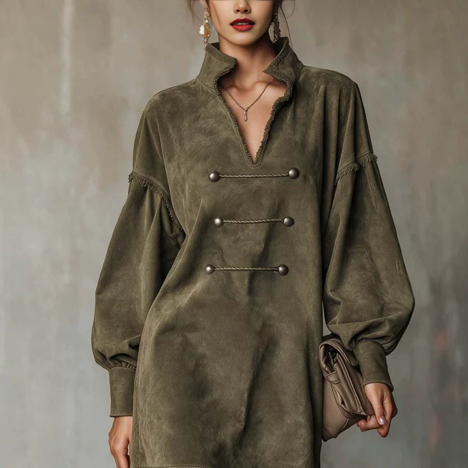Damen-Minikleid im Retro-Western-Stil – Bild 3 | LuxeStyle
