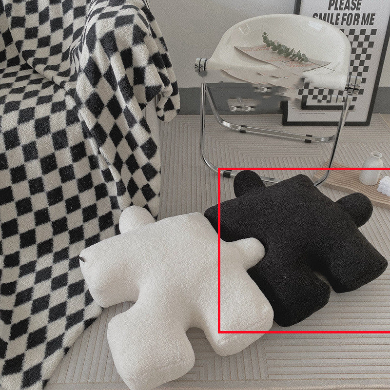 Puzzle-Kissen – Modern & dekorativ