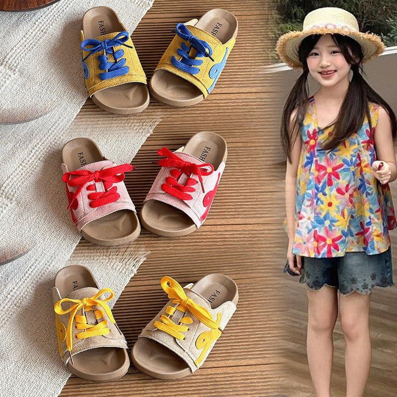 Sommer-Slipper für Mädchen, atm. Sohle, Outdoor