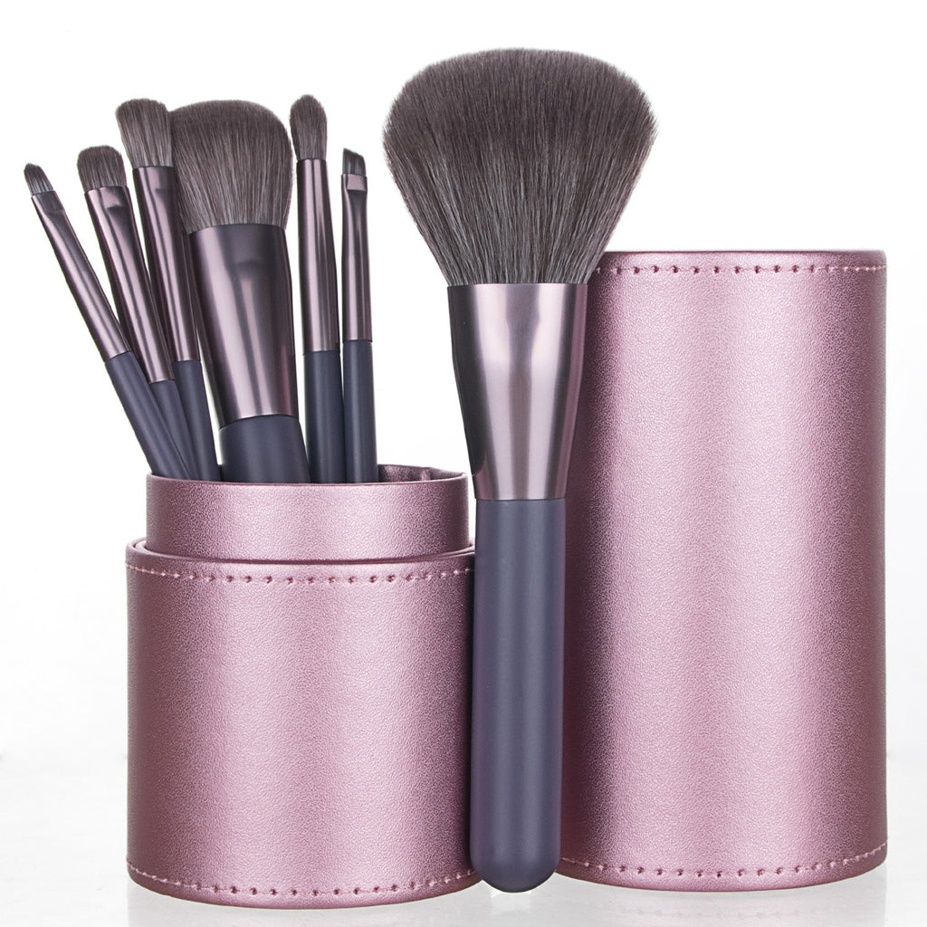 7er Mini Make-up Pinselset im Reise-Etui – Bild 9 | LuxeStyle