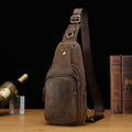 Retro Sling Bag aus Rindsleder