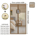 Magnetischer Türvorhang, atmungsaktiv, braun – Bild 2 | LuxeStyle