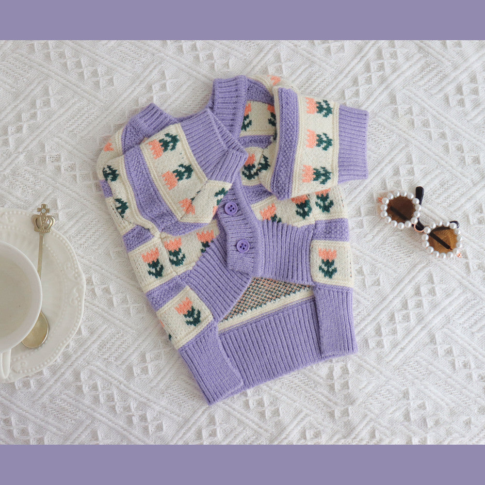 Kuschelschmuck: Katzen- und Hundesweater in Lila – Bild 5 | LuxeStyle
