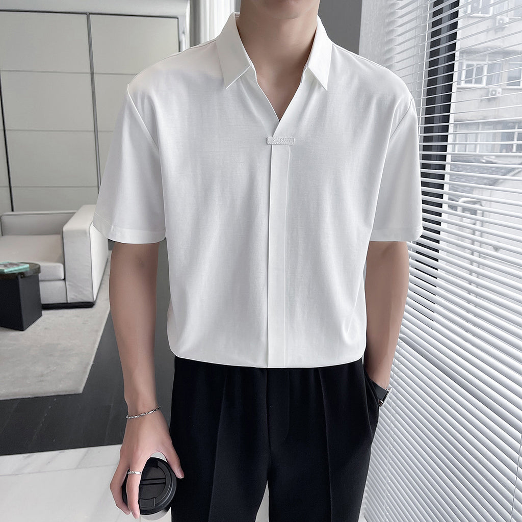 Dünnes Freizeithemd für Herren | LuxeStyle