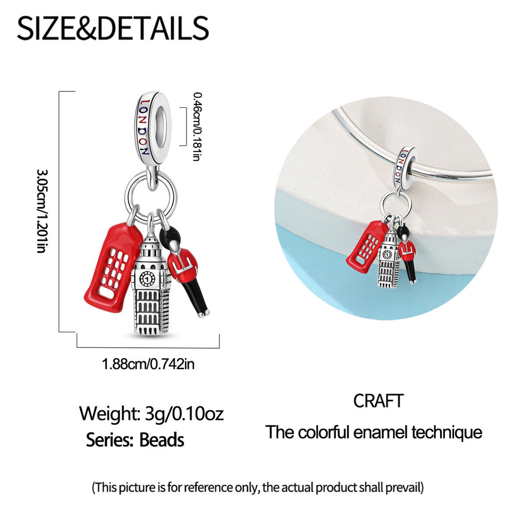 Big Ben Charm, versilbert