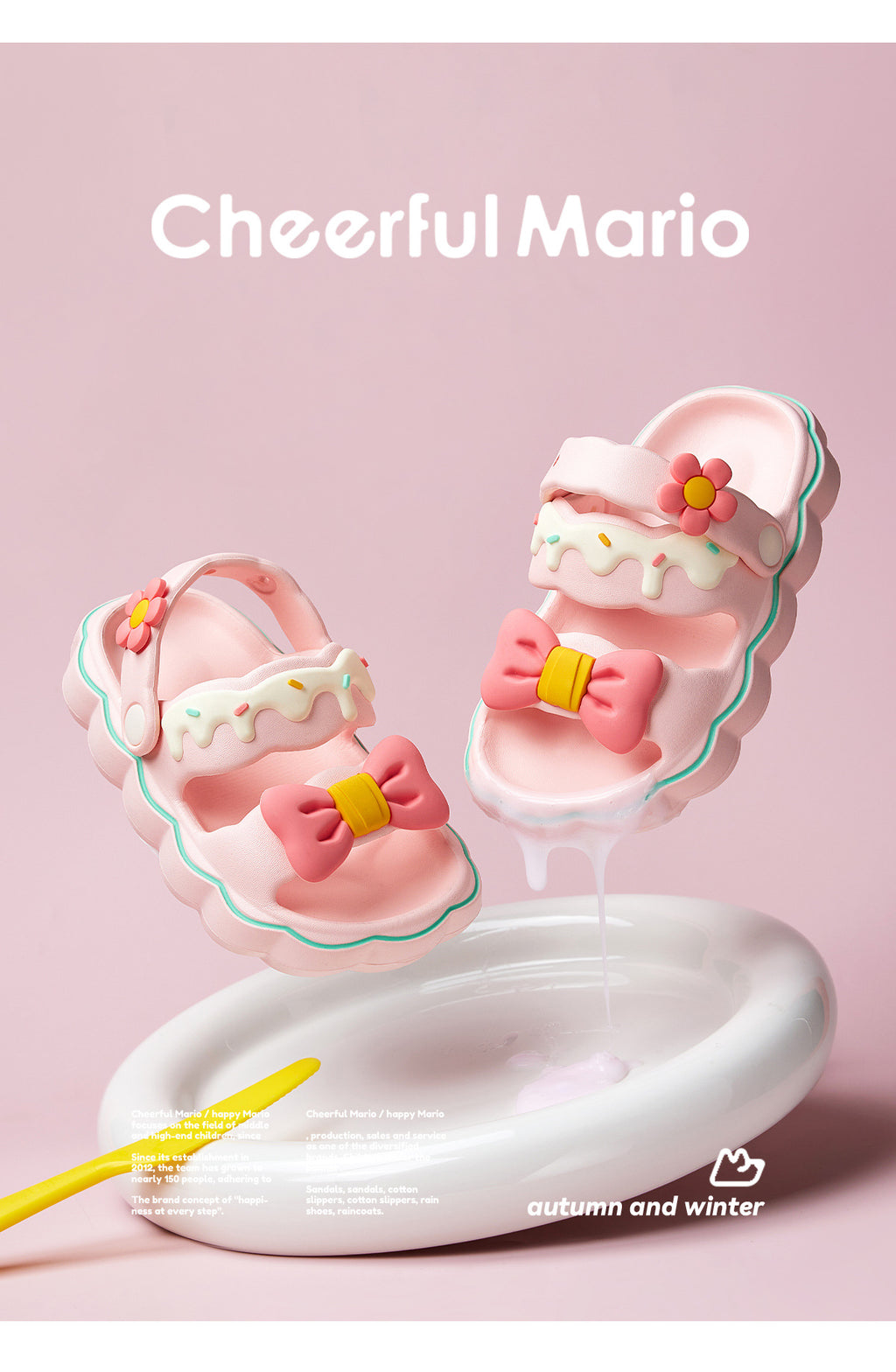 Kinder-Sandalen mit Cartoon-Muster