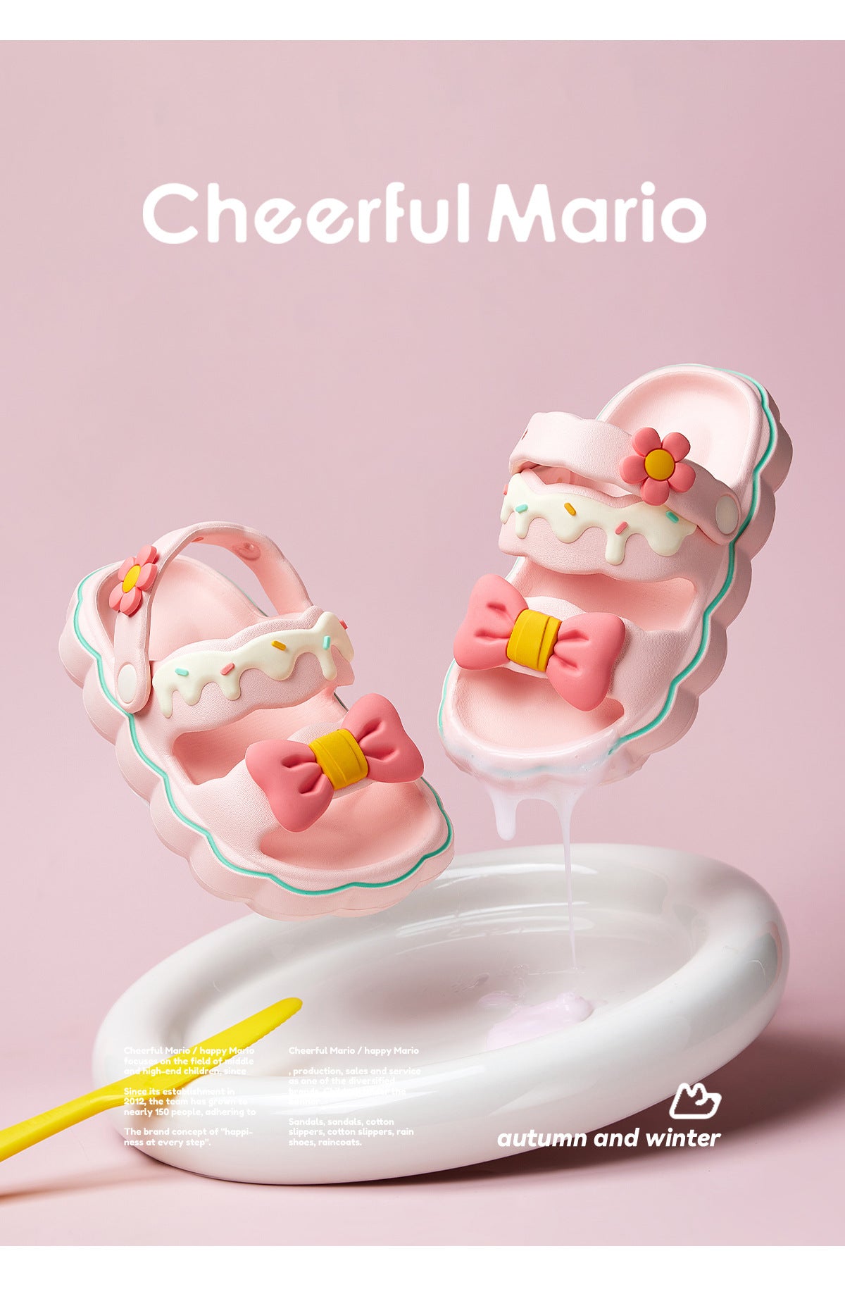 Kinder-Sandalen mit Cartoon-Muster