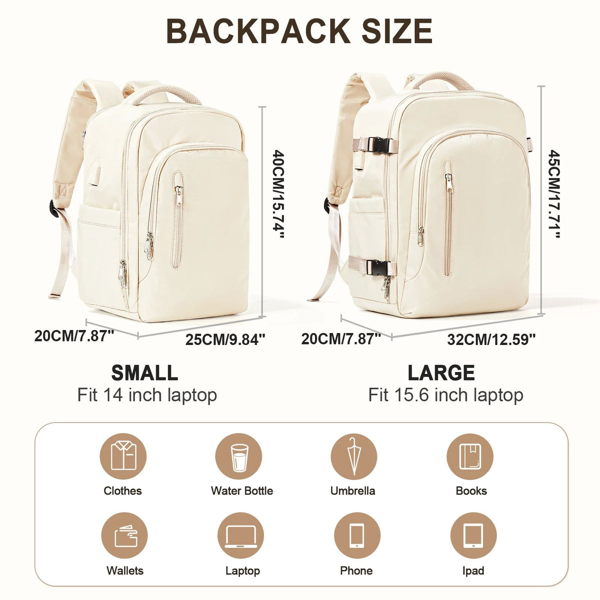 Laptop Rucksack für Damen – Grosses Volumen – Bild 2 | LuxeStyle