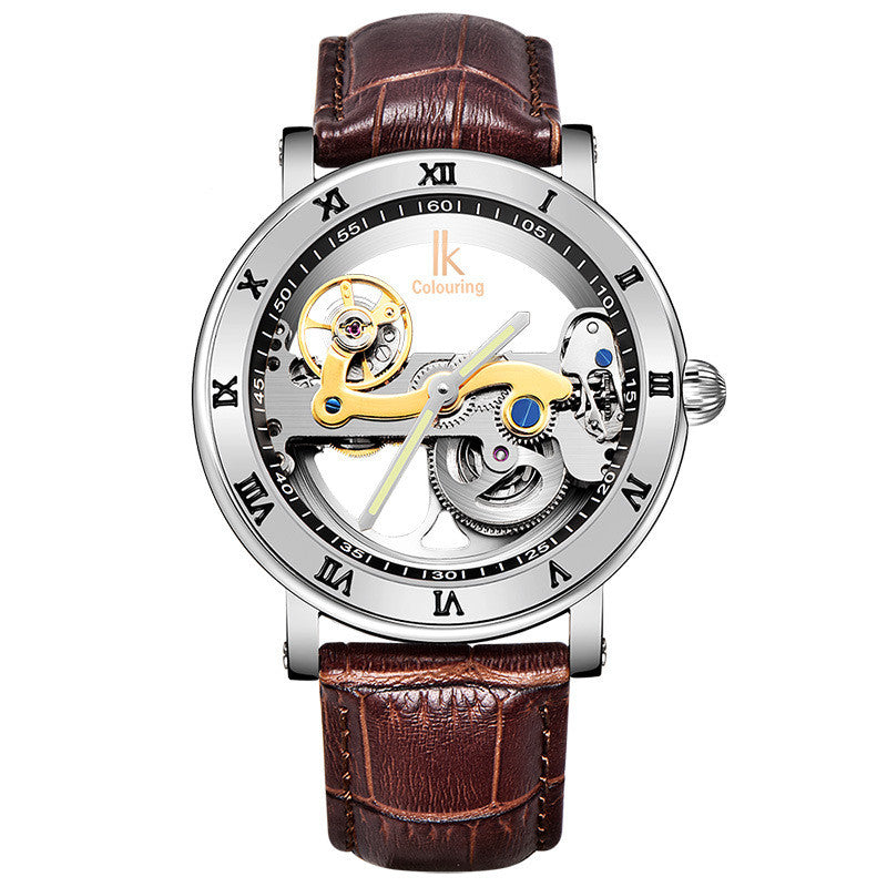 Automatische Uhr mit transparentem Uhrwerk – Bild 7 | LuxeStyle