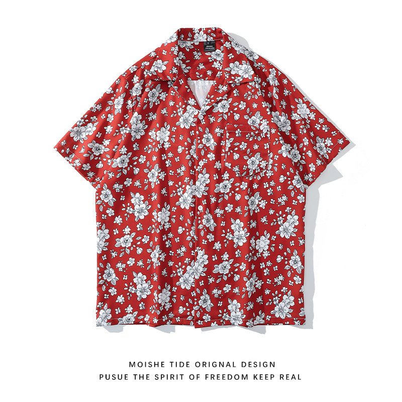 Unisex Strandhemd mit Blumenmuster – Bild 19 | LuxeStyle