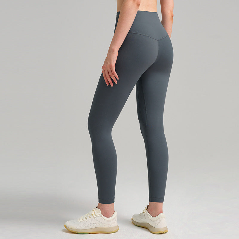 Hohe Sportleggings mit Fleece