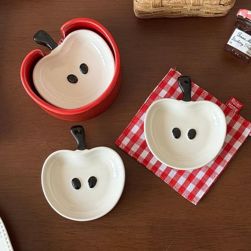 Keramik Saucen-Set «Apfel»