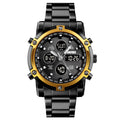 Stahlarmband-Uhr mit Quarzwerk – Silberschale | LuxeStyle