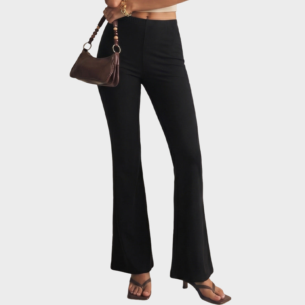 High-Waist Bootcut Sporthose für Damen