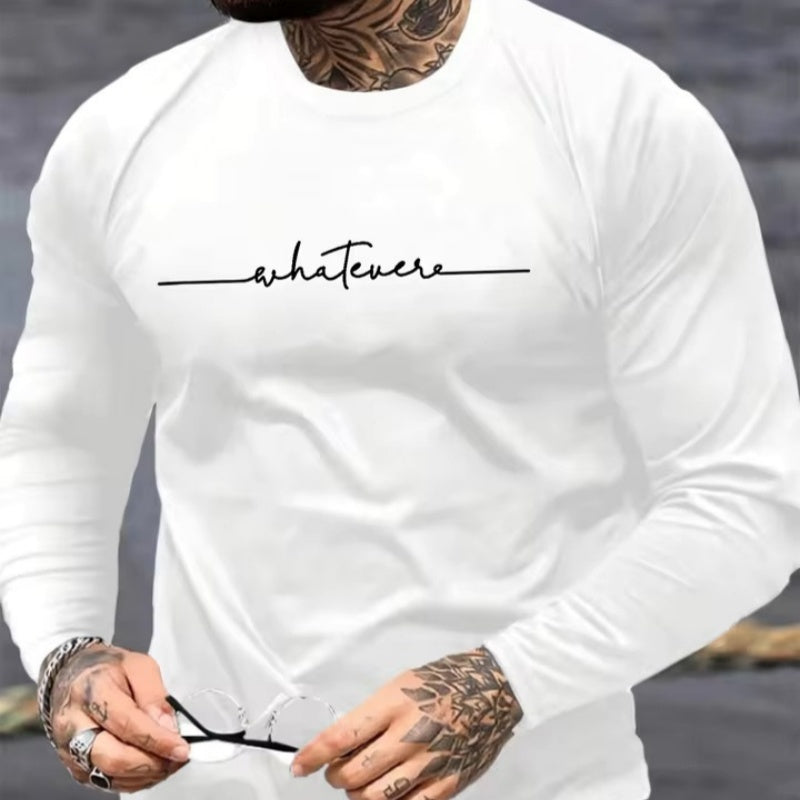 Herren-Basic Langarm T-Shirt