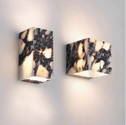 Wandlampe mit Marmormotiv für Bettgestell – Bild 3 | LuxeStyle