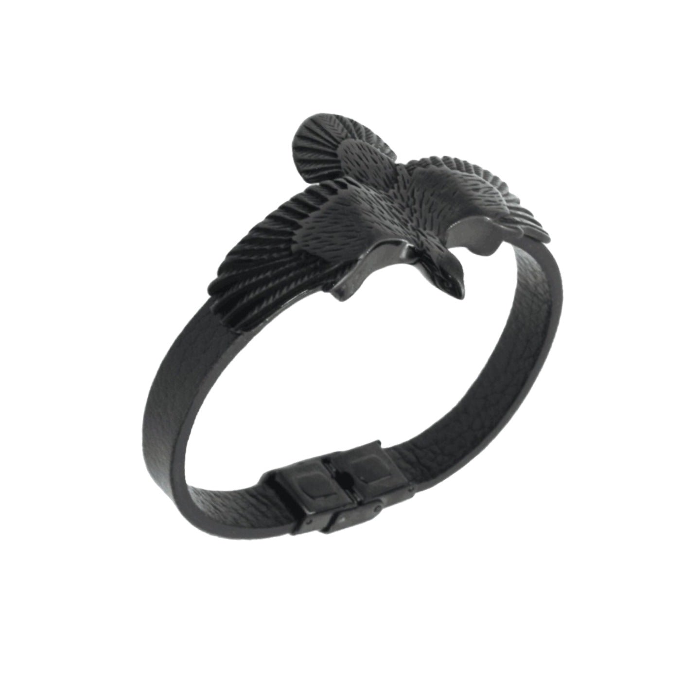 Einfach Lederkordelarmband mit Edelstahl
