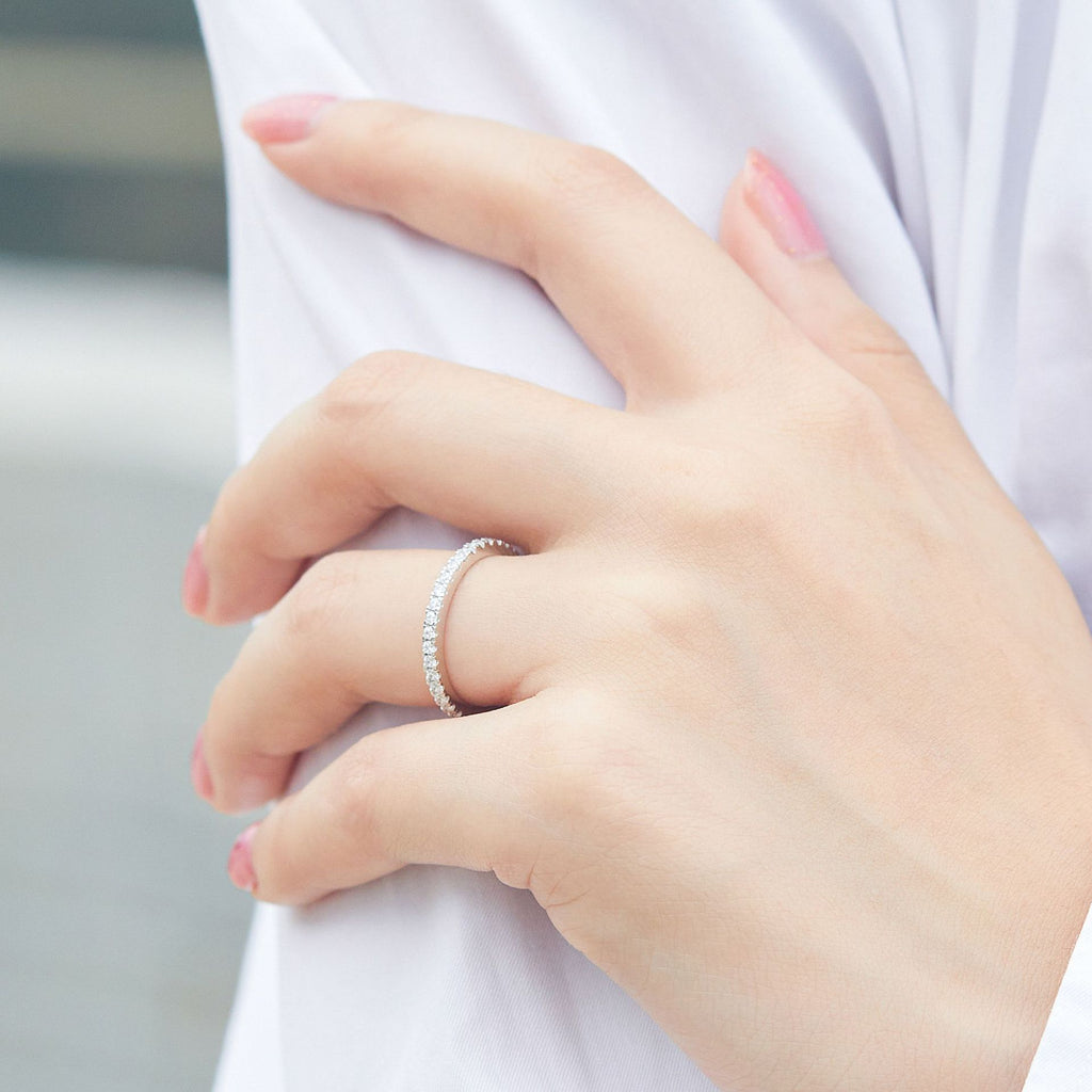 Vollkristall Ring aus S925 Sterlingsilber – Bild 5 | LuxeStyle
