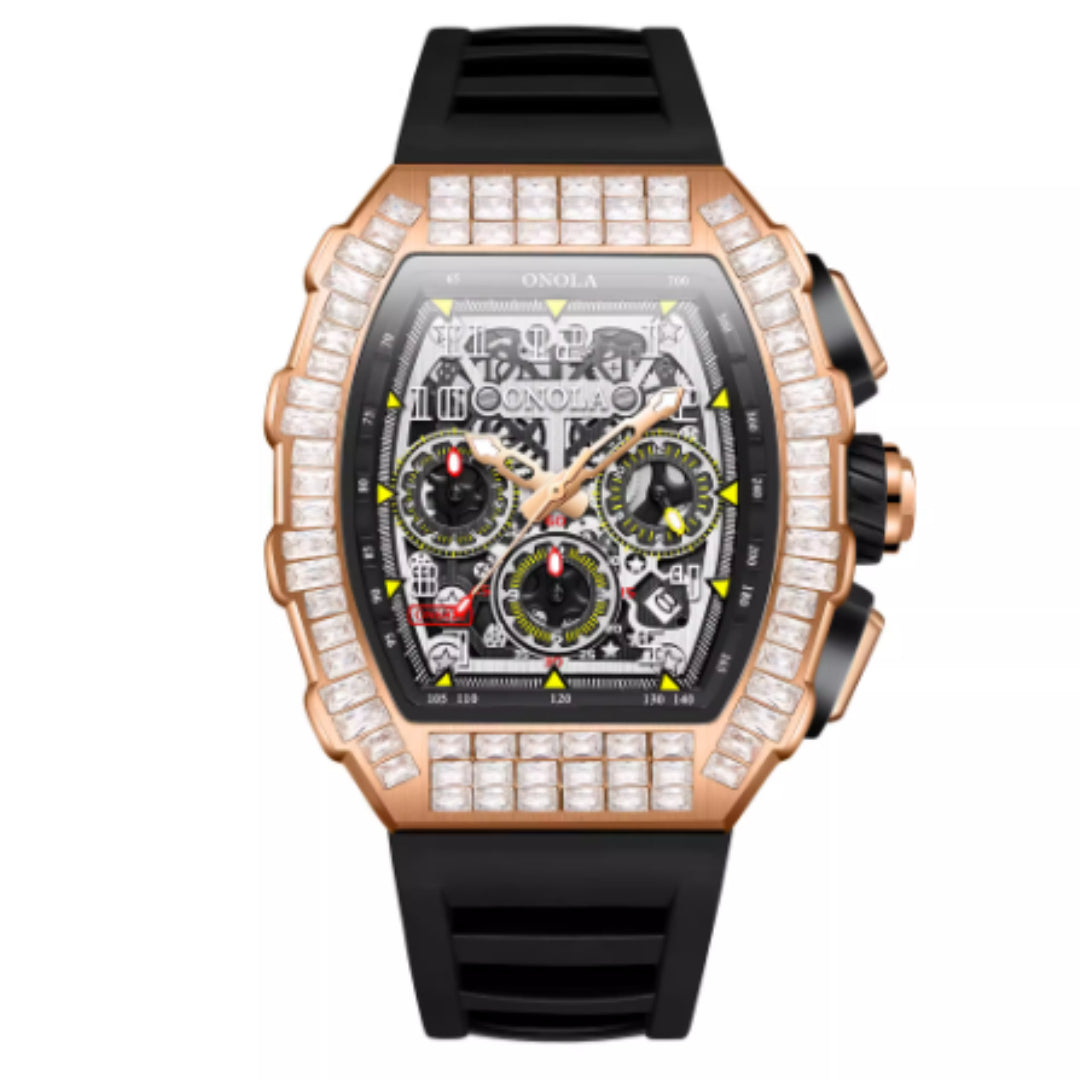 Herren Luxus-Uhr mit Sternenmuster – Ansicht 6