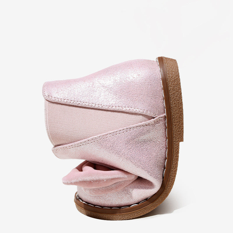Kurze Mädchenstiefel mit Reissverschluss – Bild 5 | LuxeStyle