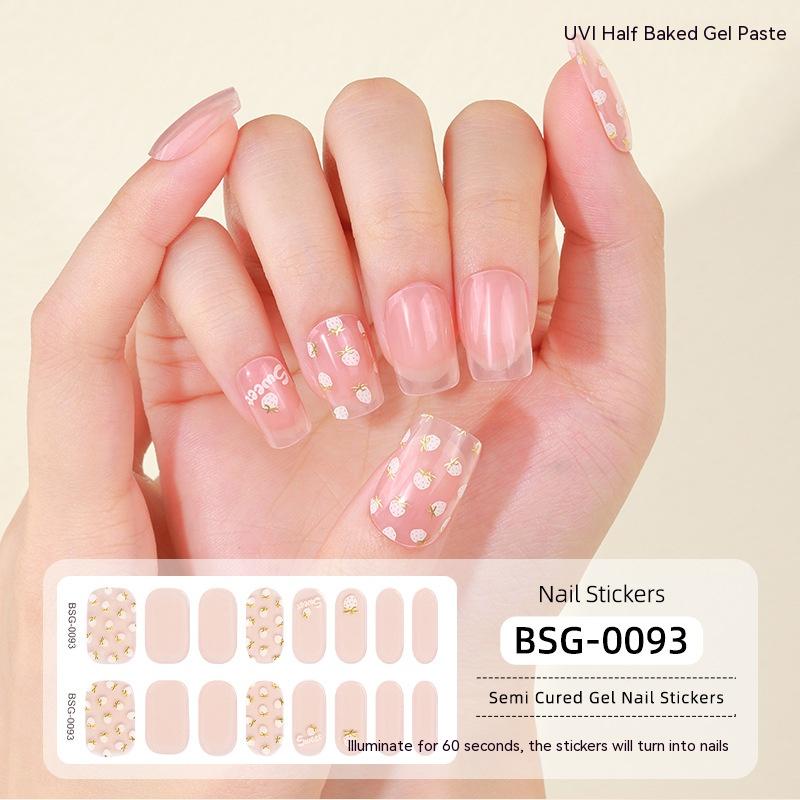 Semi-cured Gel-Nagelsticker 3D-Bronzing – Bild 14 | LuxeStyle