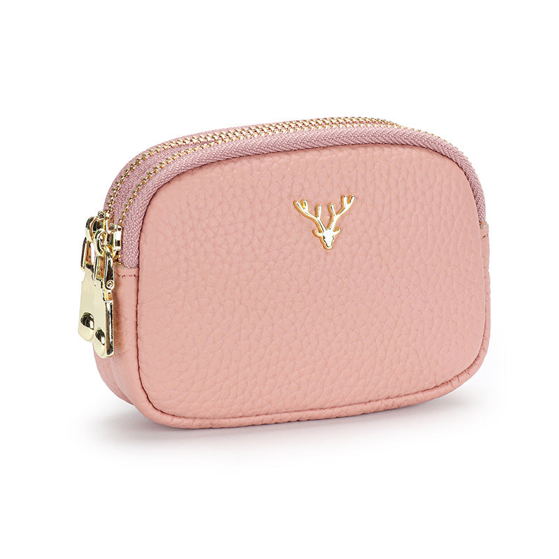 Mini-Portemonnaie aus echtem Leder – Bild 4 | LuxeStyle