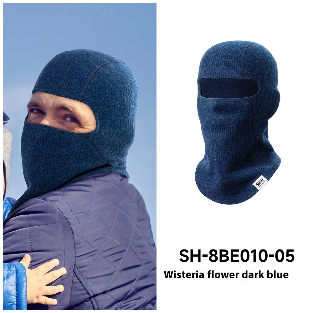 Ski-Sturmhaube mit Windschutz