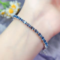 Armband mit London Blautopas & 925er Silber – Bild 3 | LuxeStyle
