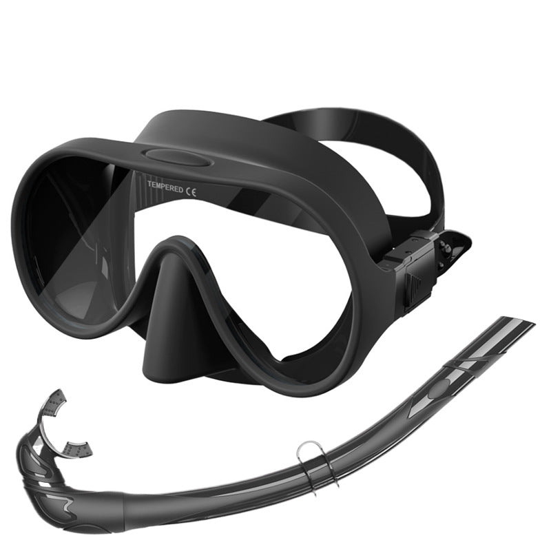 Taucherbrille mit Antibeschlag-Gläsern