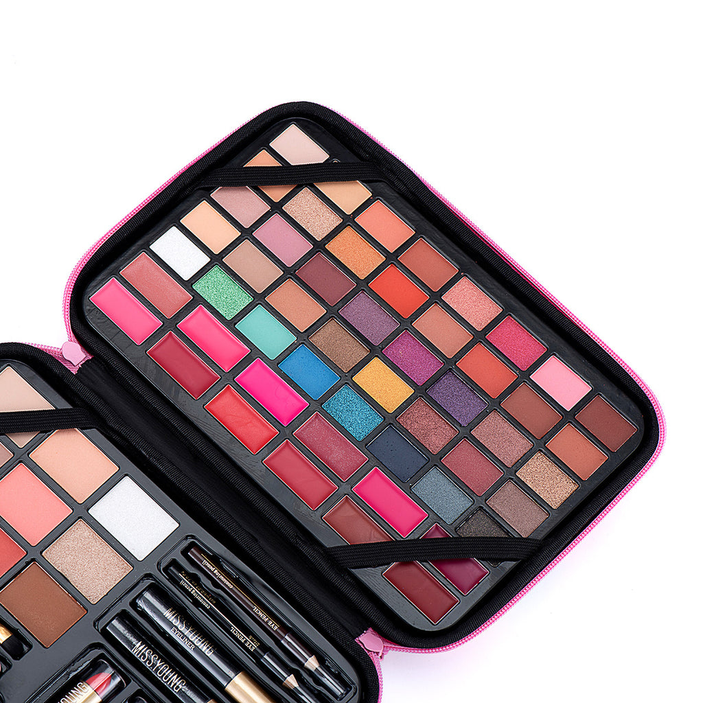 Lippenstift & Lipgloss Augenbrauenstift Highlighter Set – Bild 5 | LuxeStyle