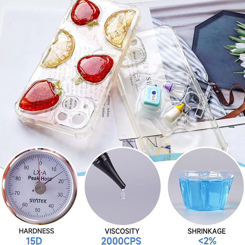 UV Transparentes Soft Epoxy Gel, vergilbungsresistent