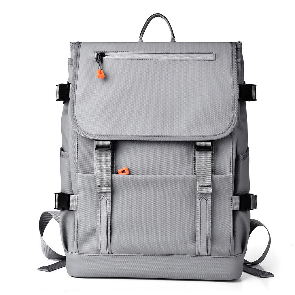 Grosser Rucksack für Geschäftsreisen – Schwarz/ Grau – Bild 8 | LuxeStyle