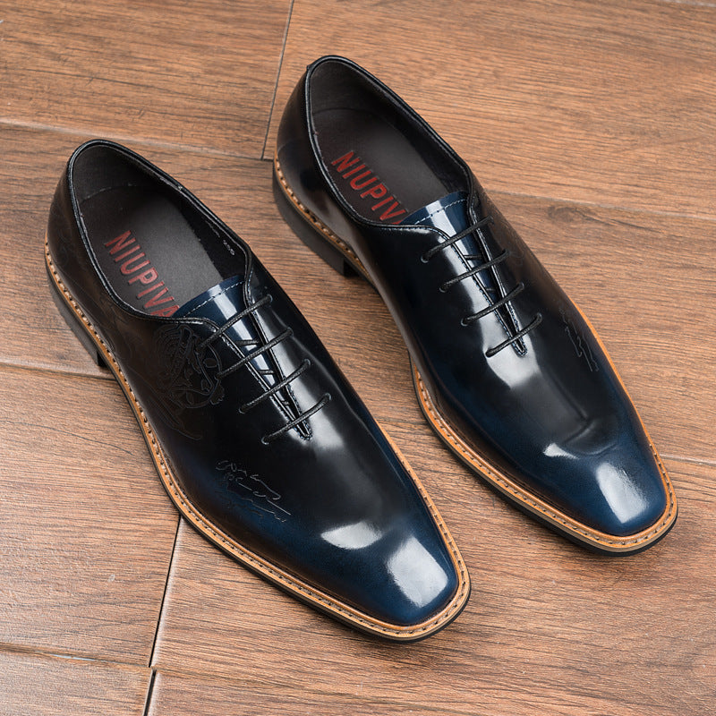 Business-Schuhe aus Kalbsleder mit Lasergravur – Bild 5 | LuxeStyle