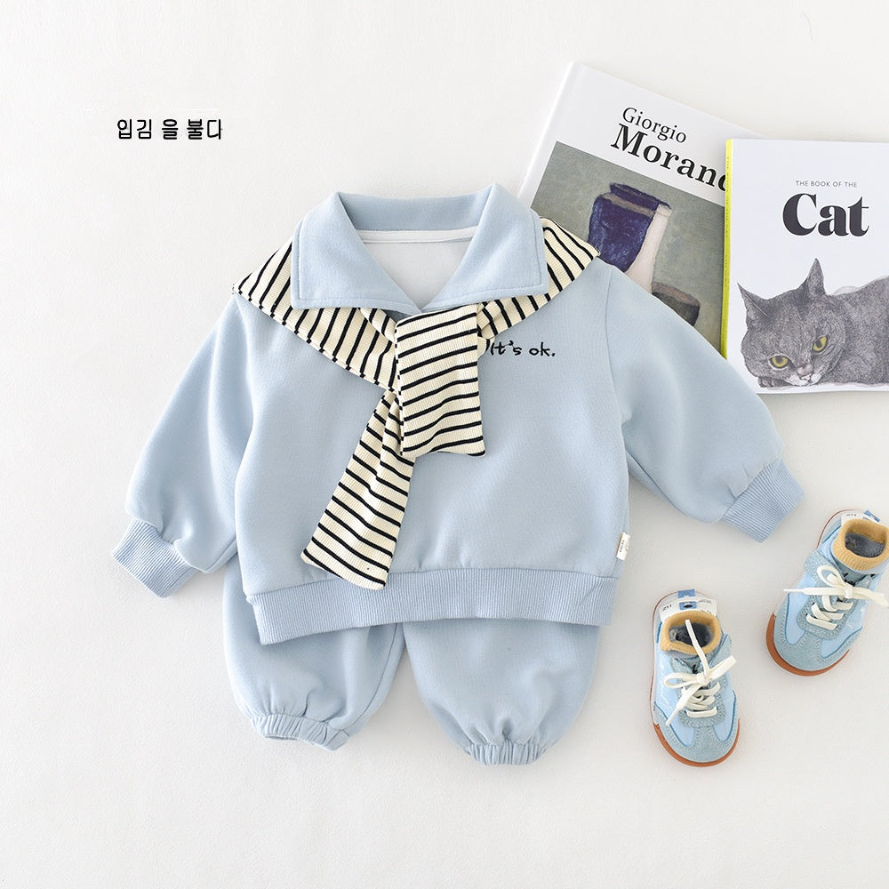 Baby Longsleeve-Set in Hellblau – Bild 5 | LuxeStyle