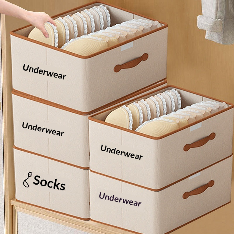 Beige Aufbewahrungsbox 50x40x30 cm | LuxeStyle